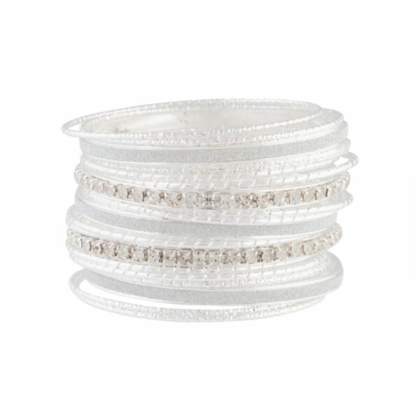 Cup Chain Glitter Bangle