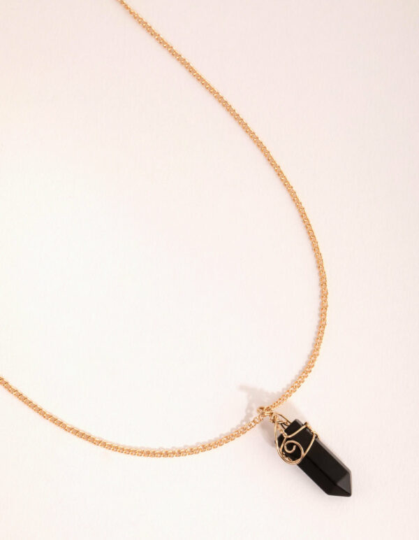Curled Wrap Shard Necklace