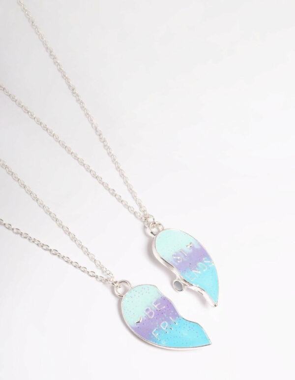 Kids Pastel Heart Necklace Pack