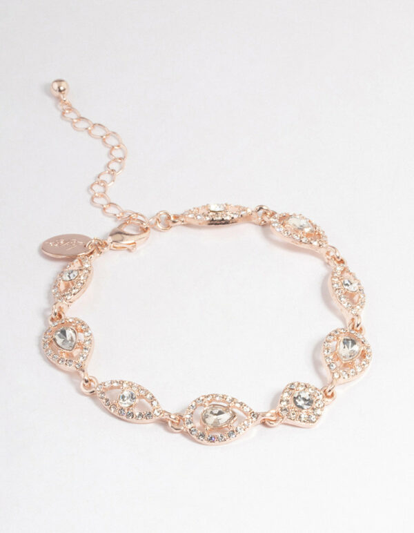 Rose Tear& Eye Necklace