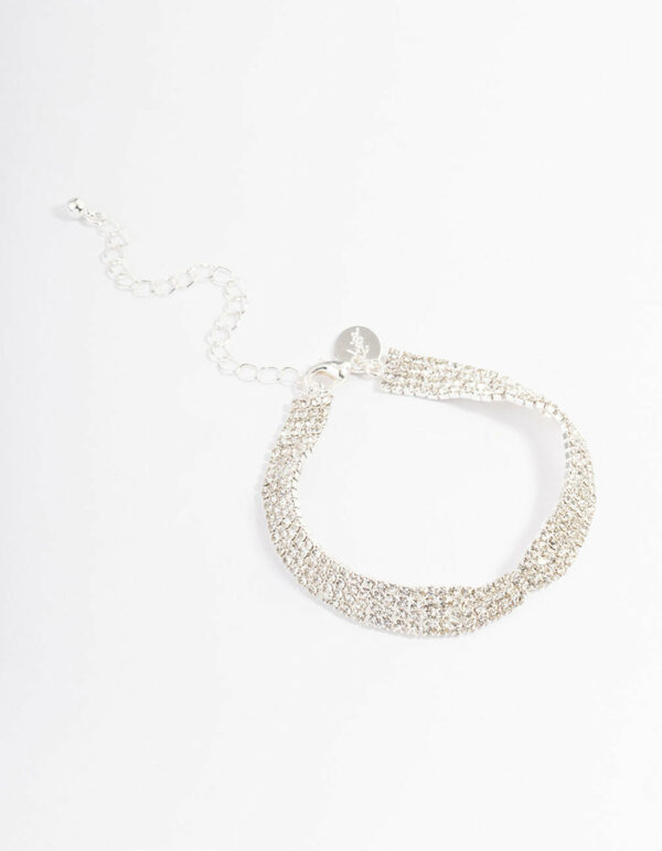 Interlaced Tennis Bracelet