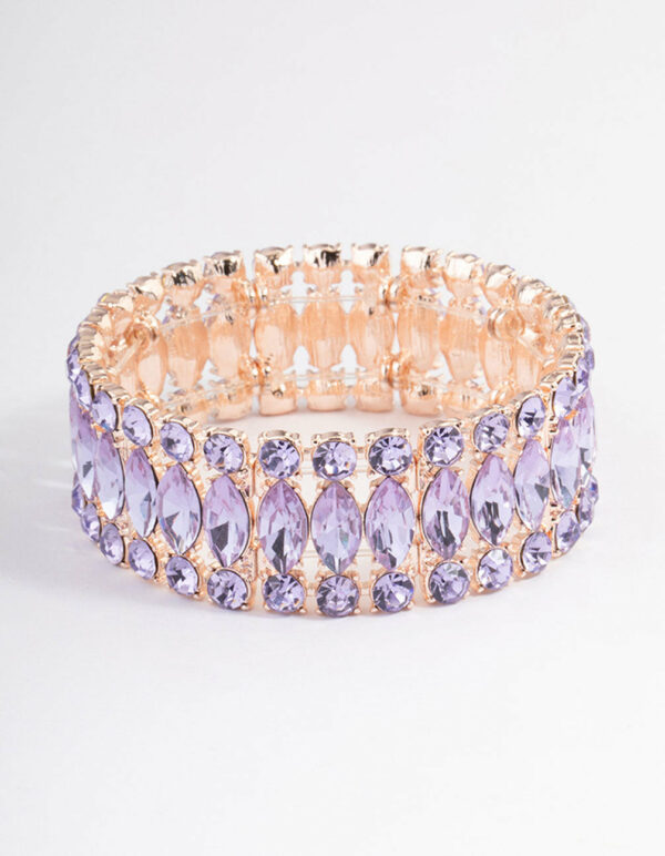 Rose Marquise Stone Bracelet