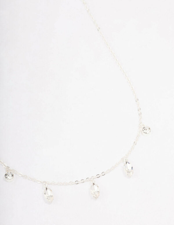 Marquise Station Necklace