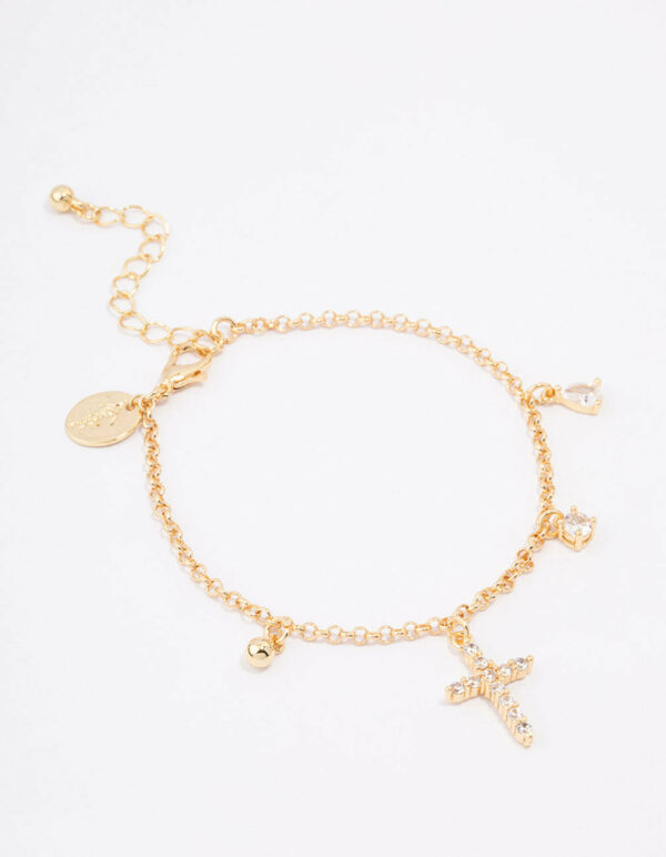 Cross Charm Bracelet