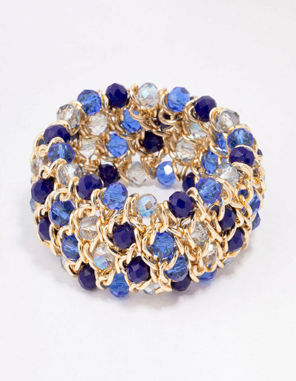 Pave Multi-Stone Statement Bangle