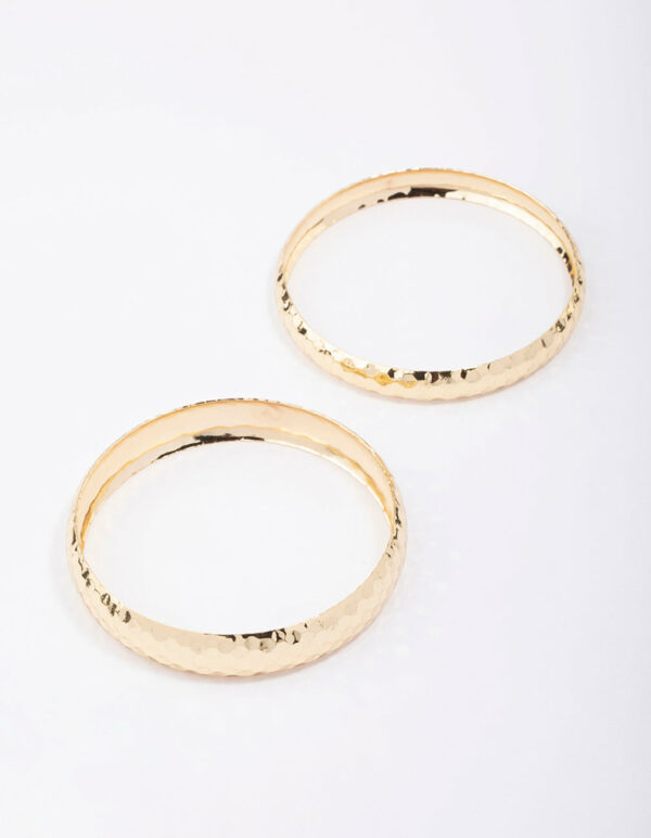 Hammered Bangle Pack