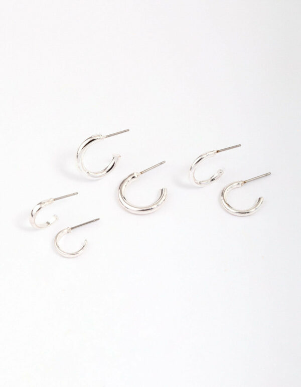 Graduating Huggie Hoop Earring 3-Pack