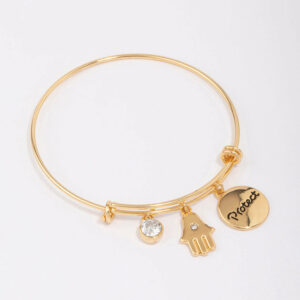 Disc Charm Bangle