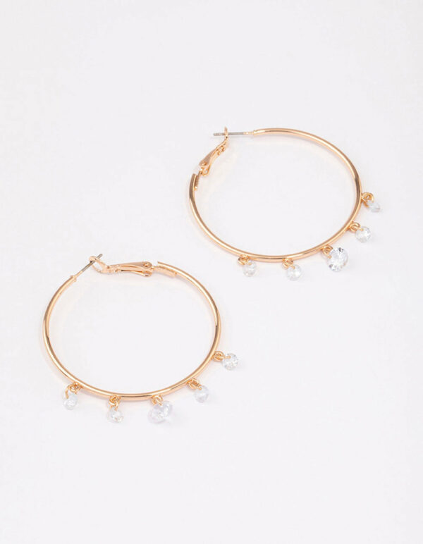 Dangle Hoop Earrings