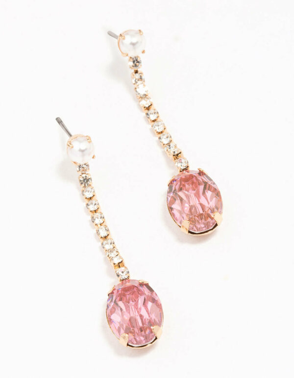 Pearl Oval Earrings