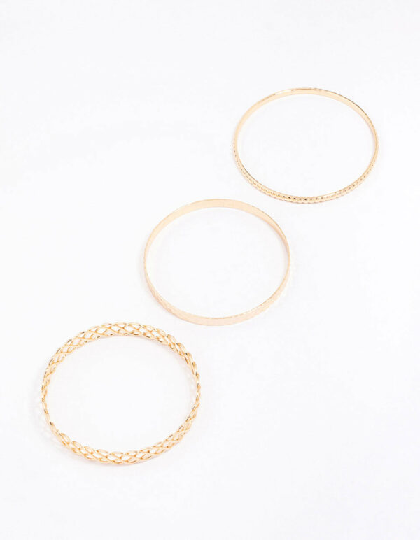 Woven Bangle 3-Pack
