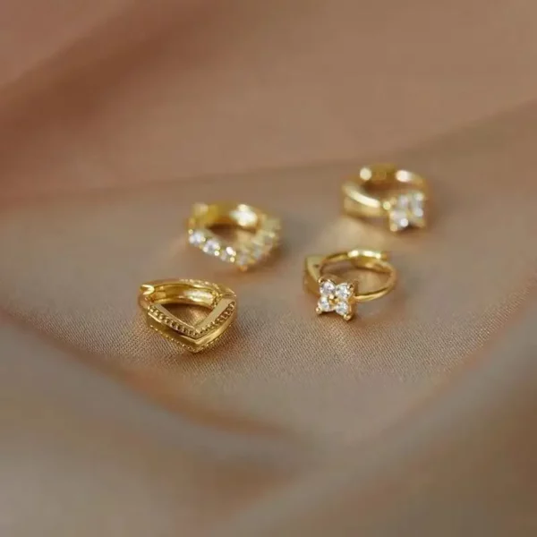 Earrings Female Earrings V-shaped Geometric  Earrings Simple Style Earrings Fashion Jewelry Party Gift - Image 2