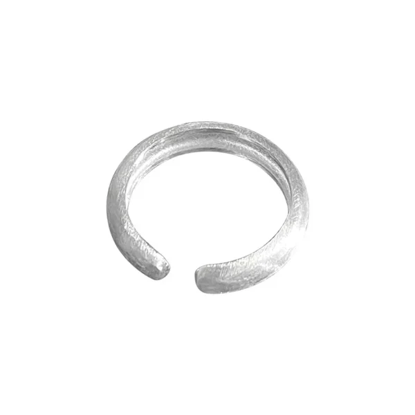 Irregular Bump Narrow Open Rings For Women Female Simple Retro Style Handmade Fine Jewelry - Image 6