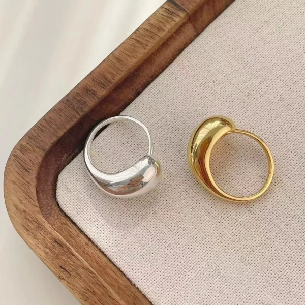 Unique Ring For Women Jewelry Finger Adjustable Open Vintage  Ring For Party Birthday Gift - Image 3
