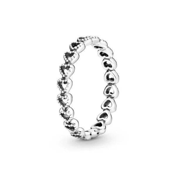Plated Sun Heart Rings - Image 4