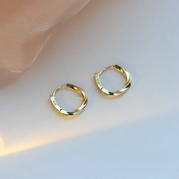 Popular  Round Stud Earrings Shiny Simple Charm Earrings Free Shipping on Beautiful Accessories for Women - Image 2
