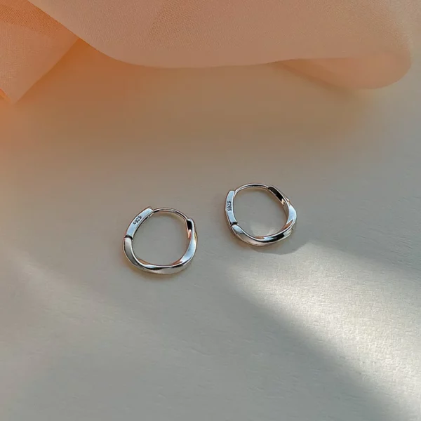 Popular  Round Stud Earrings Shiny Simple Charm Earrings Free Shipping on Beautiful Accessories for Women - Image 4