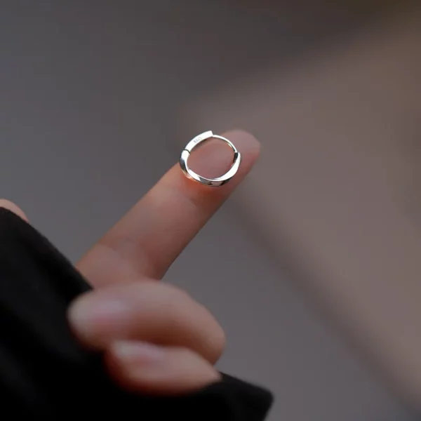 Popular  Round Stud Earrings Shiny Simple Charm Earrings Free Shipping on Beautiful Accessories for Women - Image 5