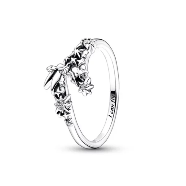 Simple Infinity Finger Ring For Women Sparkling Twisted Stackable Rings - Image 2