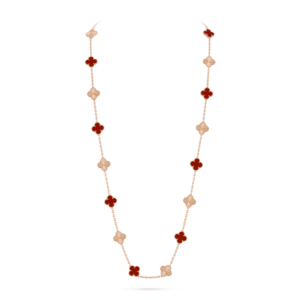 Collier long Vintage Alhambra, 20 motifs