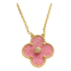 Collier Van Cleef & Arpels Vintage Alhambra en Or Rose