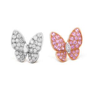 Boucles d’oreilles Two Butterfly