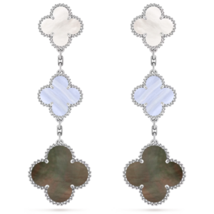 Boucles d’oreilles Magic Alhambra, 3 motifs