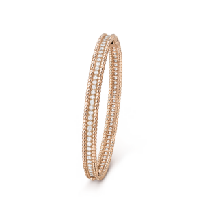 Bracelet Perlée en diamants, 1 rang, modèle moyen