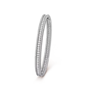 Bracelet Perlée diamants, 1 rang, modèle moyen